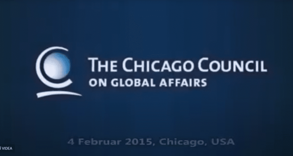 George Friedman hovoří na půdě The Chicago Council on Global Affairs, s českými titulky